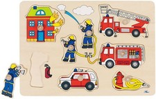 Goki holz steckpuzzle polizei - goki,