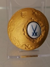 Meissen Goldnugget Jubiläum Meissen 2008 Stein Gold 1. Wahl