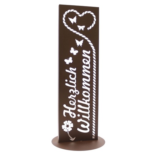 Gartenschild edelrost - gartenschild,