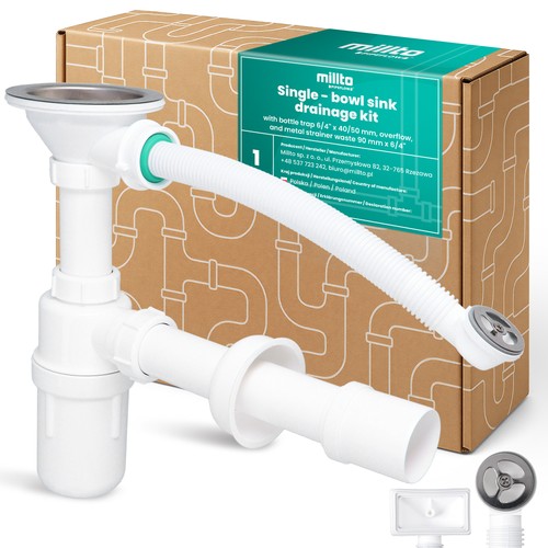 Siphon für einbeckenspüle - für,