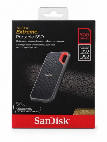 Sandisk extreme 500gb usb c - v2,
