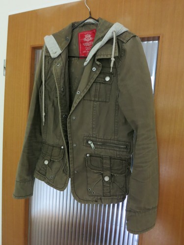 Jeansjacke damen mit - jeansjacke, kapuze