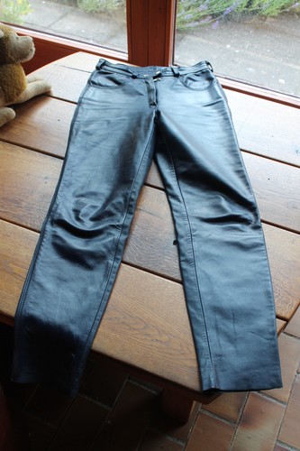 Dunkelblaue solide lederhose - solide,
