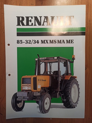 Prospekt renault 34 mx - prospekt, 85-32