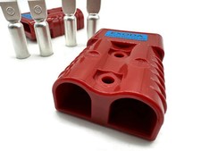 Batterie Stecker 175A 35 mm2 rot Set Steckverbinder für Gabelstapler Kabel