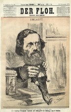 Johann Umlauft Wien Gemeinderat, Journalist, Kritiker, Stur K&K Der Floh 0307