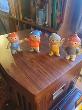 Goebel Mainzelmännchen 4 Figuren,ZDF, 1970er, 11cm