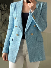 Zara Damen Klassischer Blau