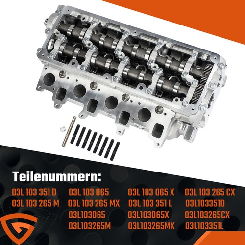 Zylinderkopf komplett für - zylinderkopf, vw