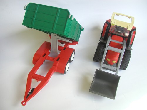 Playmobil roter traktor 4496 - traktor,