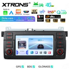 XTRONS Autoradio Android 14 8+256G GPS 7" 4K DTS für BMW E46, Rover 75, MG ZT