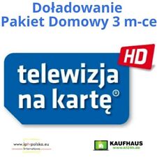 1 m-c DOMOWY Telewizja na Karte Aufladung NC+ TVN Doladowanie Polsat TnK NC+ TVP