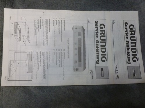 Grundig v30 t30 - v30, t30 