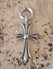 Kreuz  Anhänger  925  Silber   Chrome  Hearts  Style