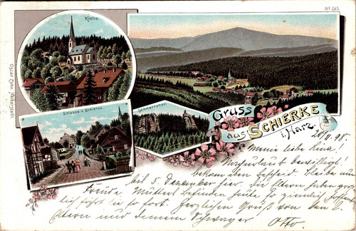 Litho gruss aus schierke - litho,