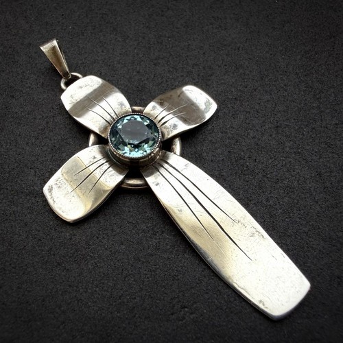 Art deco kreuz anhänger 835 - anhänger,