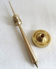 Olympiaturm München Messing Faber Castell Kugelschreiber Figur H 16 cm