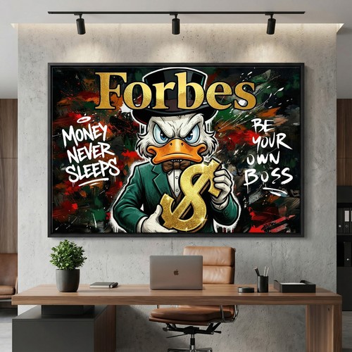 Dagobert wandbild forbes - dagobert,