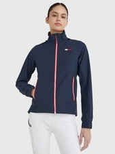 Regenjacke Reitjacke Jacke Tommy Hilfiger Damen Unicolor Performance DESERT SKY
