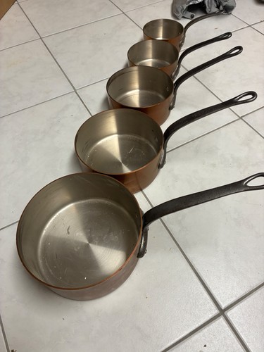 5er set kupfer töpfe - 5er,