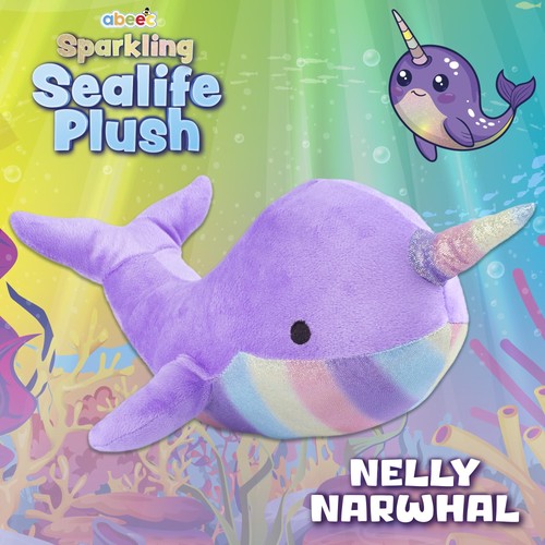 Abeec narwal plüschtier - narwal,