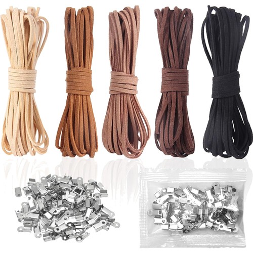 Lederband geschenkset 3mm - lederband,