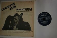 Carolyne Mas ‎– Mas Hysteria - LP - Germany 1984 - Mercury ‎– 6337 163