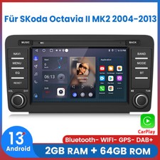 Für SKoda Octavia II MK2 2004-2013 Carplay Android13.0 Autoradio GPS NAVI 2+64GB