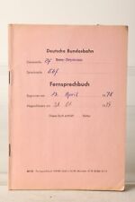 Deutsche Bahn  Fernsprechbuch 481 02  Sprechstelle Ebf  1978 (216852)