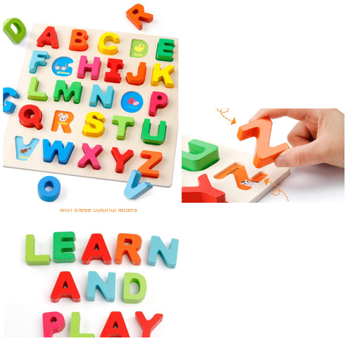 Holz alphabet puzzle - alphabet,