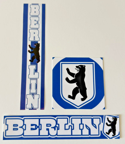 Berlin aufkleber mix fußball - berlin, aufkleber-mix