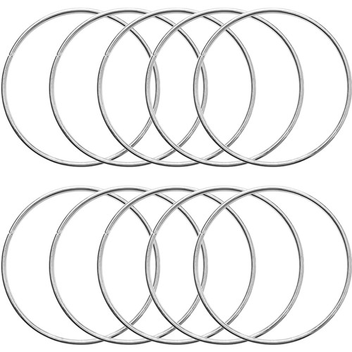 Bastelringe silber 10 - silber,