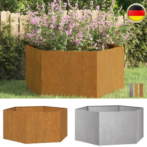 Hochbeet rostig pflanzkübel - hochbeet,