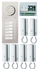 Ritto Türsprechanlage Sprechanlage Acero 6 Wohneinheiten Unterputz TwinBus