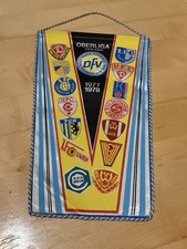 DDR Fußballoberliga Wimpel Saison 1977/78 Dynamo Dresden, BFC Dynamo, Aue,Böhlen