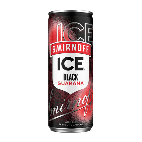 Smirnoff ice black - , guarana