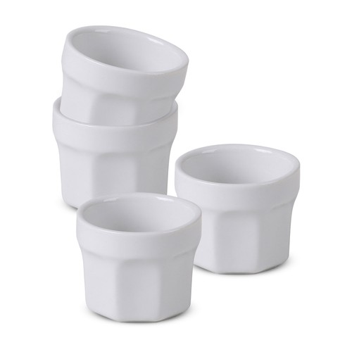 Keramik dip schale - schale, weiß