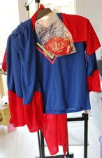 Kostüm Superhero, Captain America, Superheld, mit Umhang + Maske Gr. M Karneval