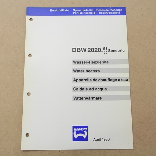 Webasto standheizung dbw2020 - webasto,