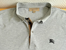 Burberry Poloshirt, grau, Gr