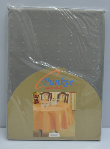 Punkte damast tischdecke - punkte,