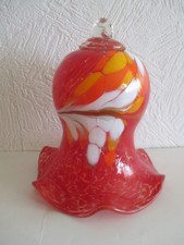 Glasglocke Gartendeko Mundgeblasen 17cm H.Ø ca.9,5 cm Oben,Ø ca.13,5 cmUnterrand