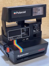 Polaroid Supercolor 635 CL Sofortbildkamera, Schwarz, Retro Vintage
