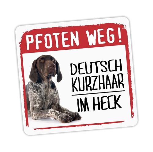 Deutsch kurzhaar aufkleber - kurzhaar, dk