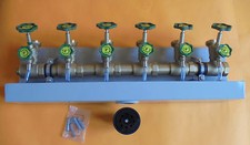 Schlösser Verteiler Kompaktverteiler Wasserverteiler Rinne 6fach DN32, # 9371921