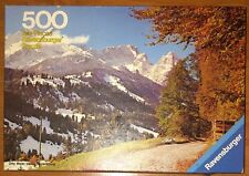 Ravensburger Puzzle 500 Teile: Zugspitze #625 5 156 9 ©1978
