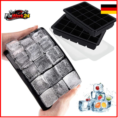 Silikon eiswürfelformen 2er - silikon,