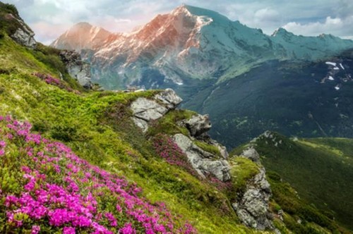 Herrliche sonnige landschaft - herrliche,
