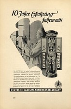 Leuna Gasolin AG Reklame 1938