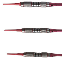 3 er Set Dart Barrels 16 Gramm Barrel Kurz + Griffmulde  80 % Tungsten Stahl